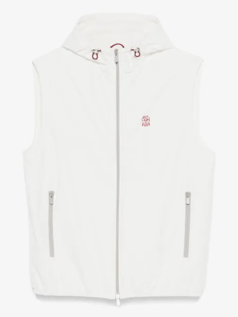 Brunello Cucinelli chaleco con capucha