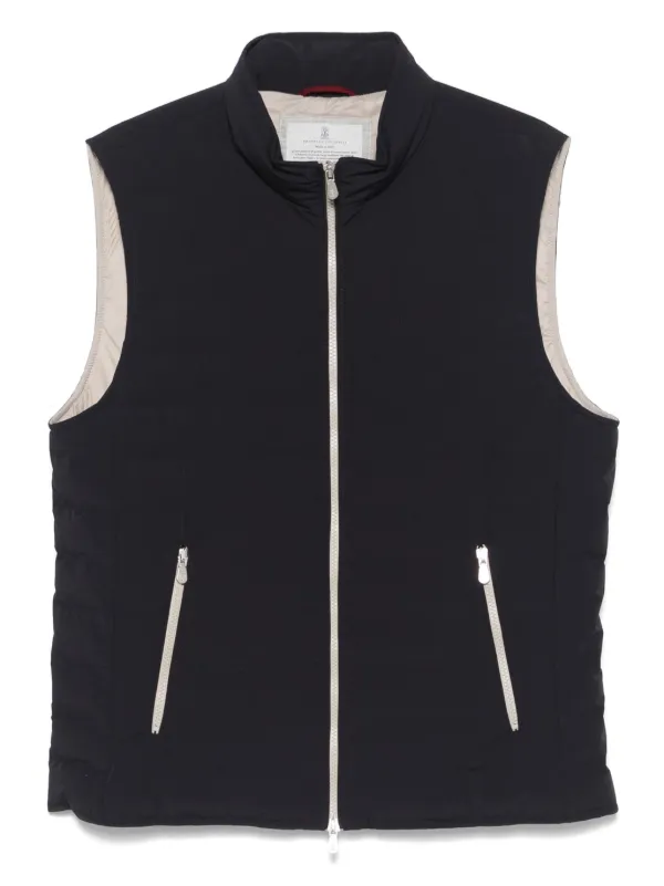 BRUNELLO CUCINELLI 人気キルティングダウンジレ Brunello Cucinelli
