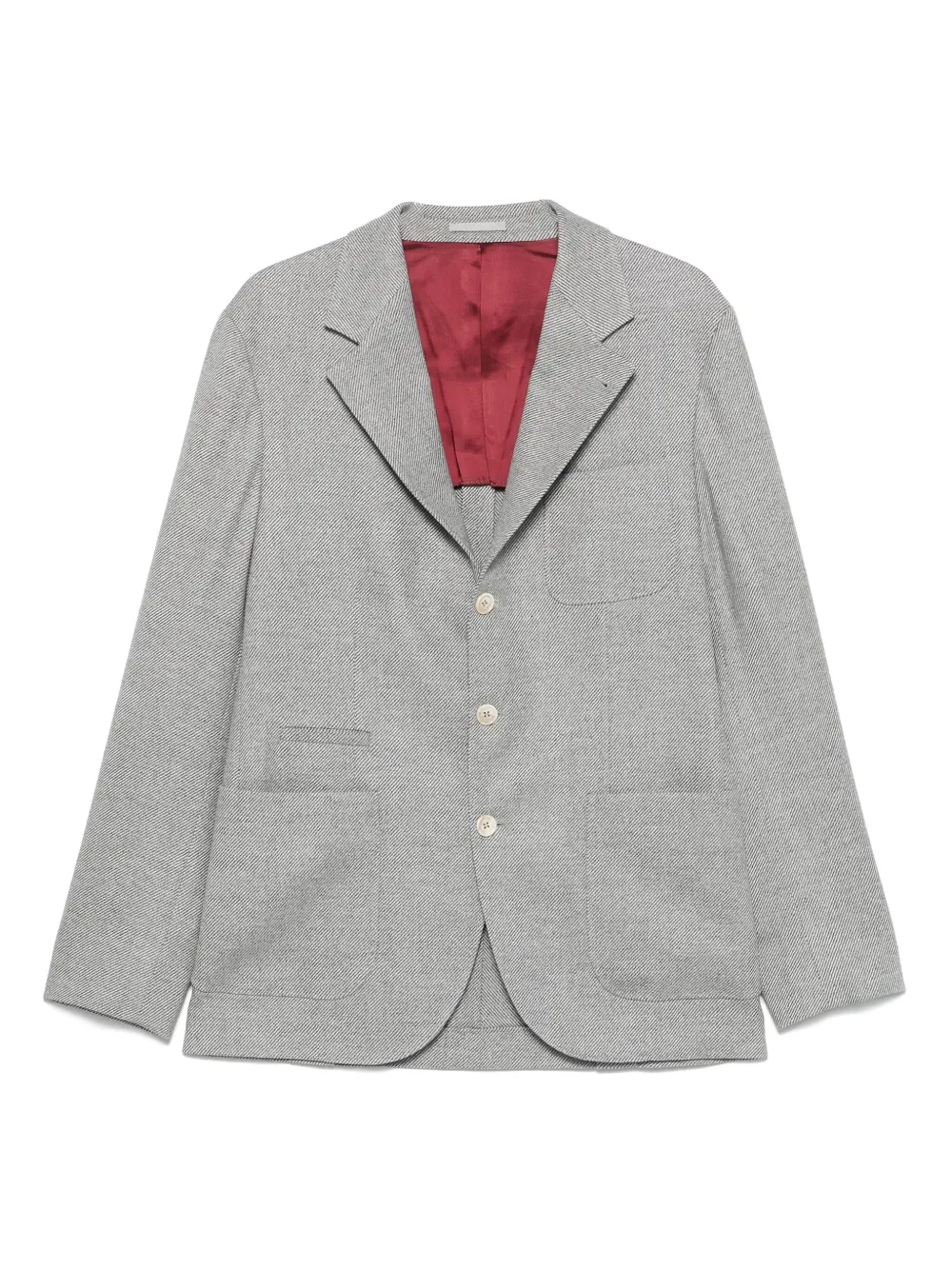 Brunello Cucinelli fine-ribbed blazer | gris | Image 1