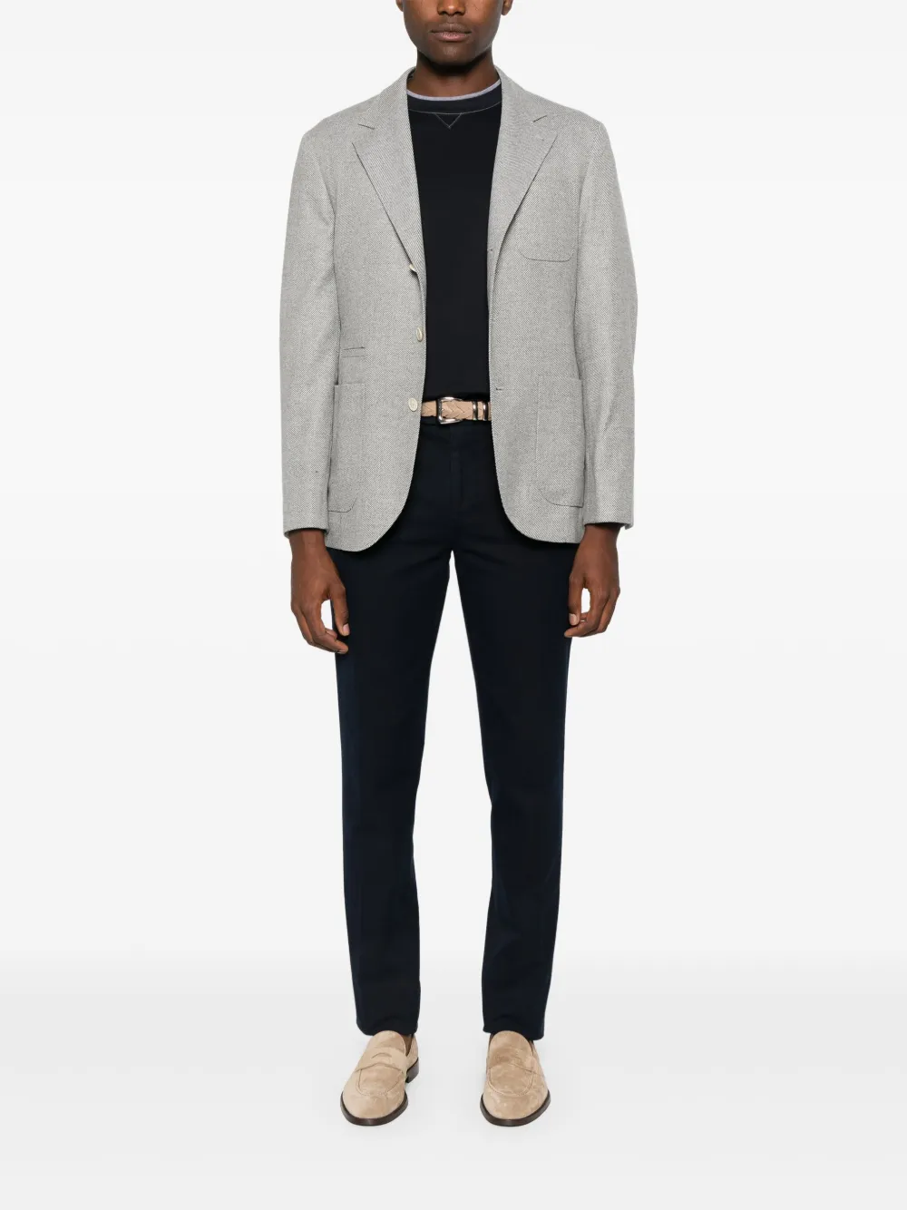 Brunello Cucinelli fine-ribbed blazer | Blazers | Image 2
