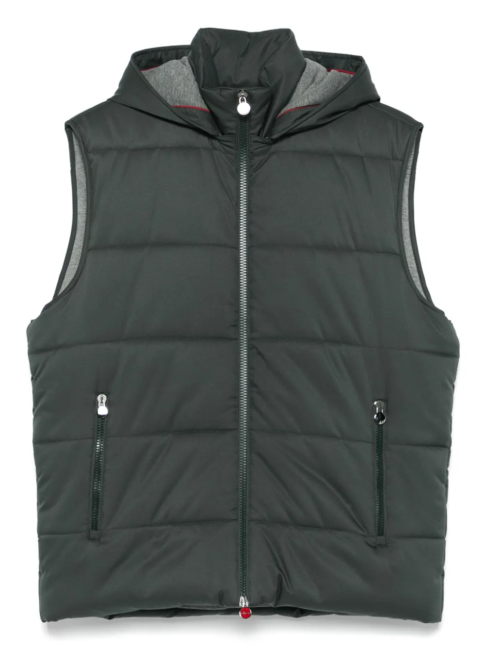 hooded gilet