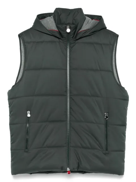 Kiton hooded gilet