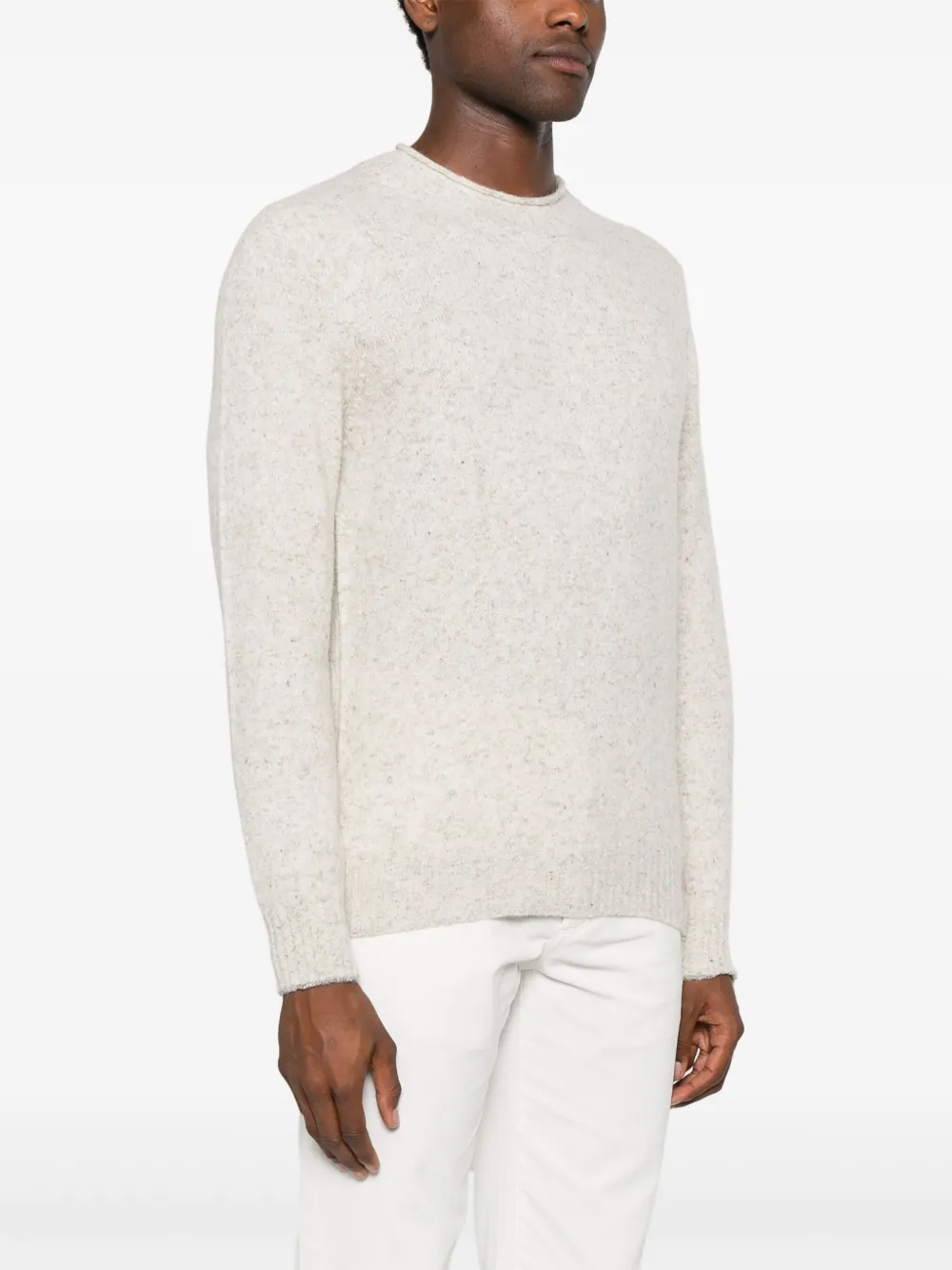 Brunello Cucinelli Trui met gemêleerd-effect Grijs