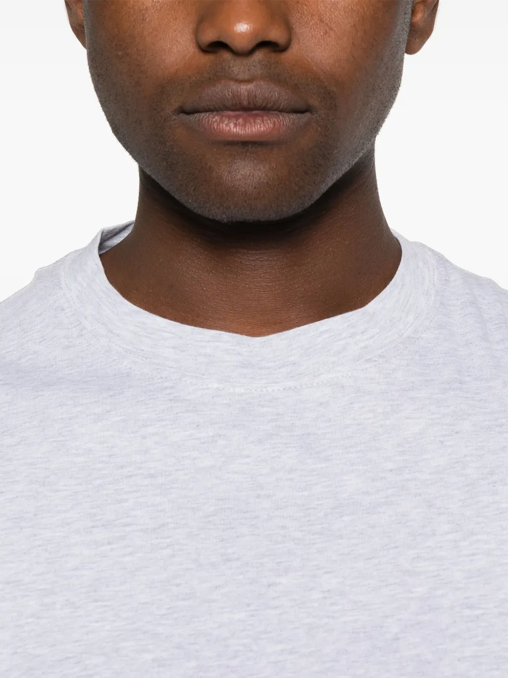 Brunello Cucinelli T-shirt met gemêleerd-effect Grijs