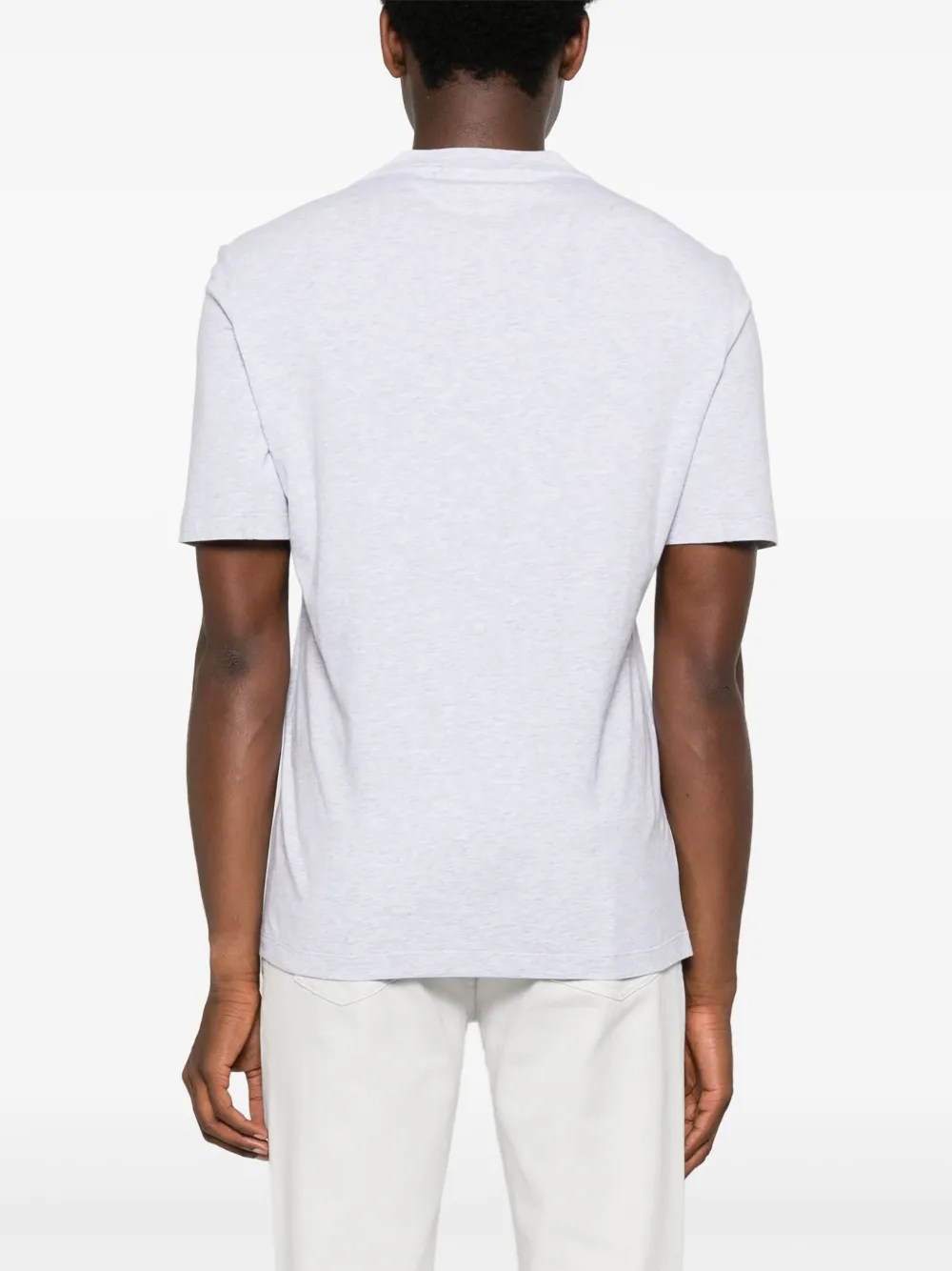 Brunello Cucinelli T-shirt met gemêleerd-effect Grijs