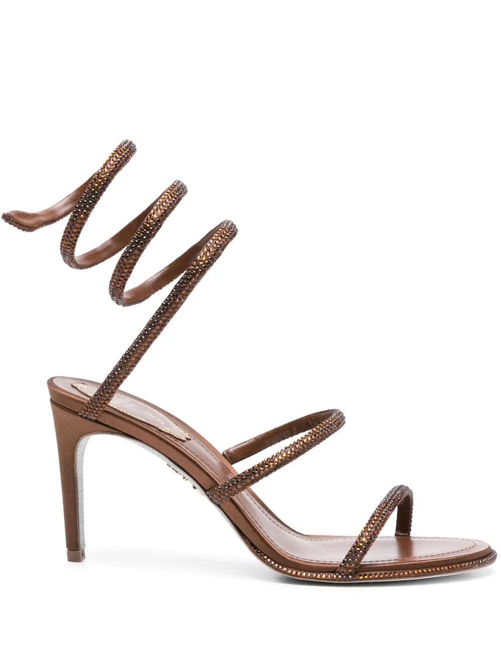 René Caovilla 100mm Cleo sandals Brown