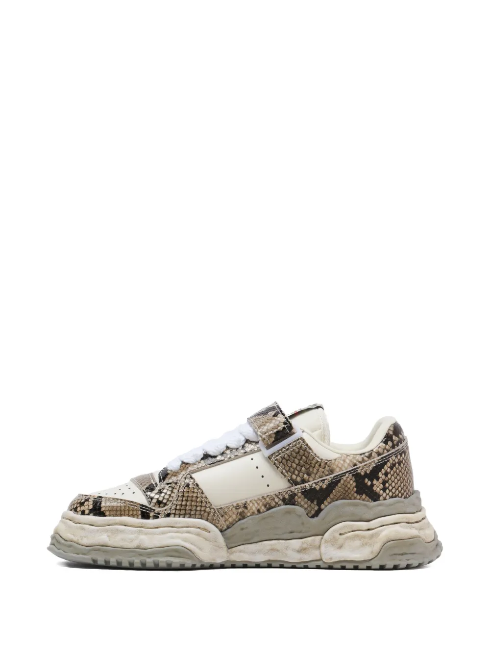 Maison MIHARA YASUHIRO Keith touch-strap sneakers Brown