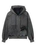 Juun.J zip-up hoodie - Grey