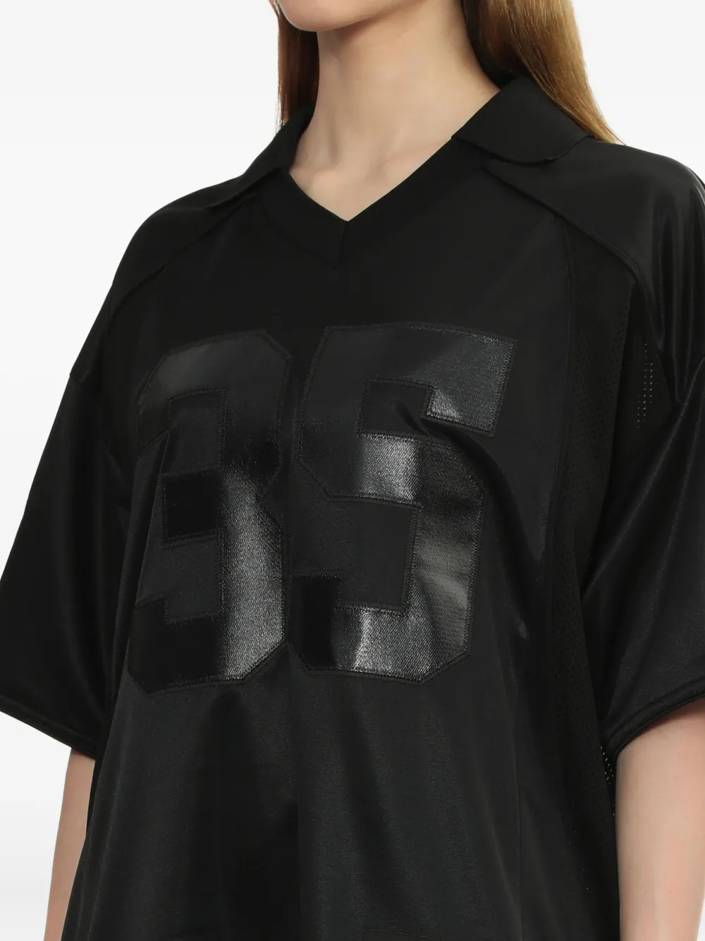 Juun.J T-shirt met nummerprint Zwart