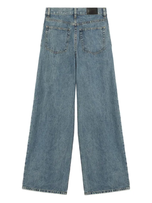 Helmut Lang Pleated Jeans | Blue | FARFETCH