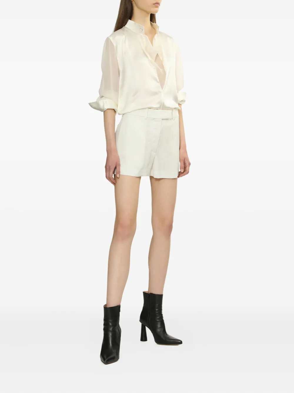 Helmut Lang high-waisted tailored shorts | Short Shorts | Image 2