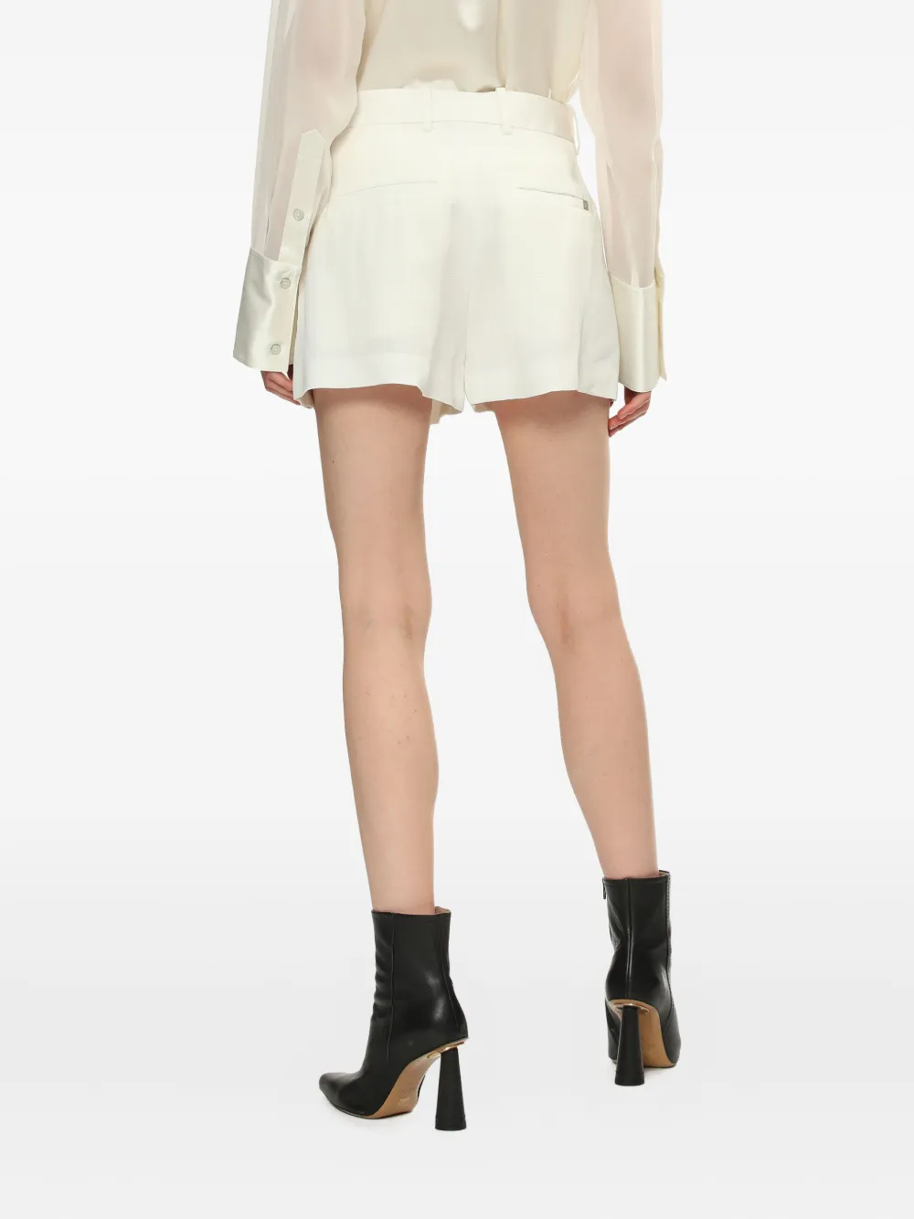 Helmut Lang High waist shorts Wit