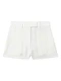 Helmut Lang high-waisted tailored shorts - White
