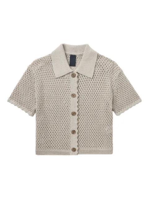 Juun.J buttoned open-knit cardigan