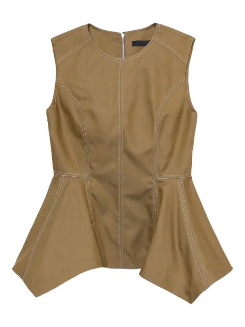 Juun.J peplum sleeveless top