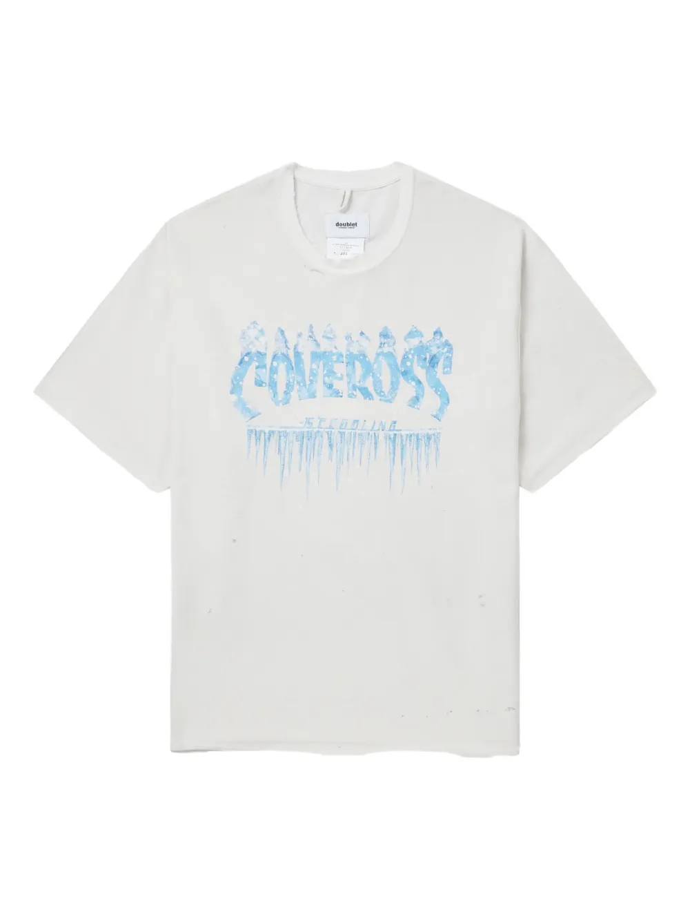 Doublet graphic-print t-shirt Wit