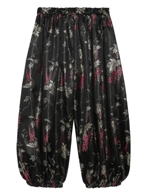 Comme Des Garçons Comme Des Garçons بنطال بطبعة زهور