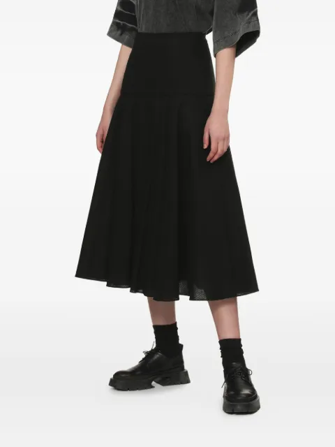 Juun.J cotton skirt