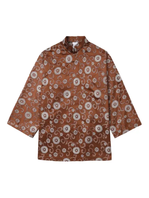 Comme Des Garçons Comme Des Garçons floral-print blouse