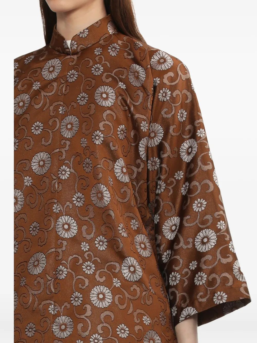 Comme Des Garçons Comme Des Garçons floral-print blouse Bruin