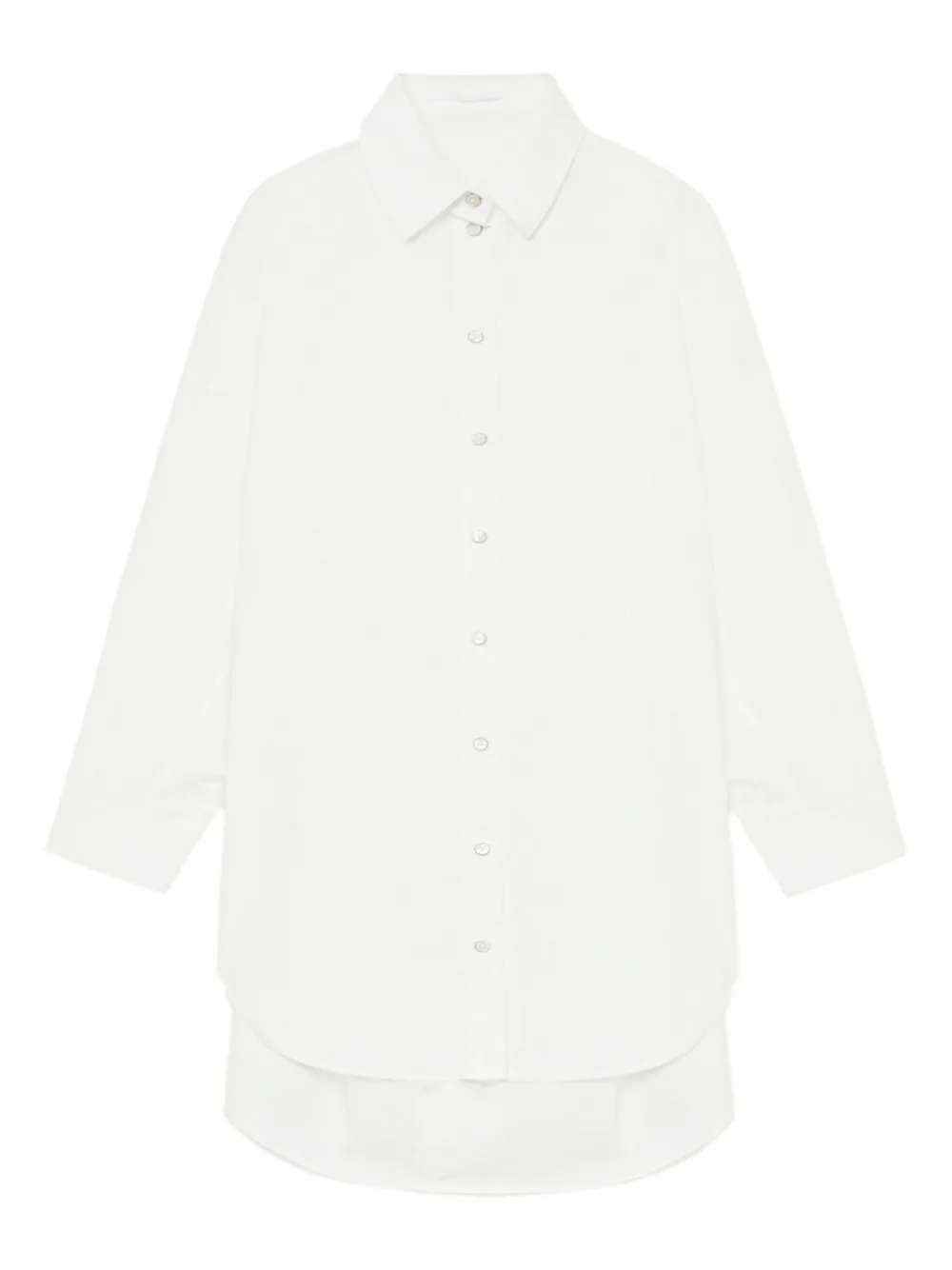 Helmut Lang buttoned shirt dress Wit