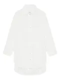 Helmut Lang buttoned shirt dress - White