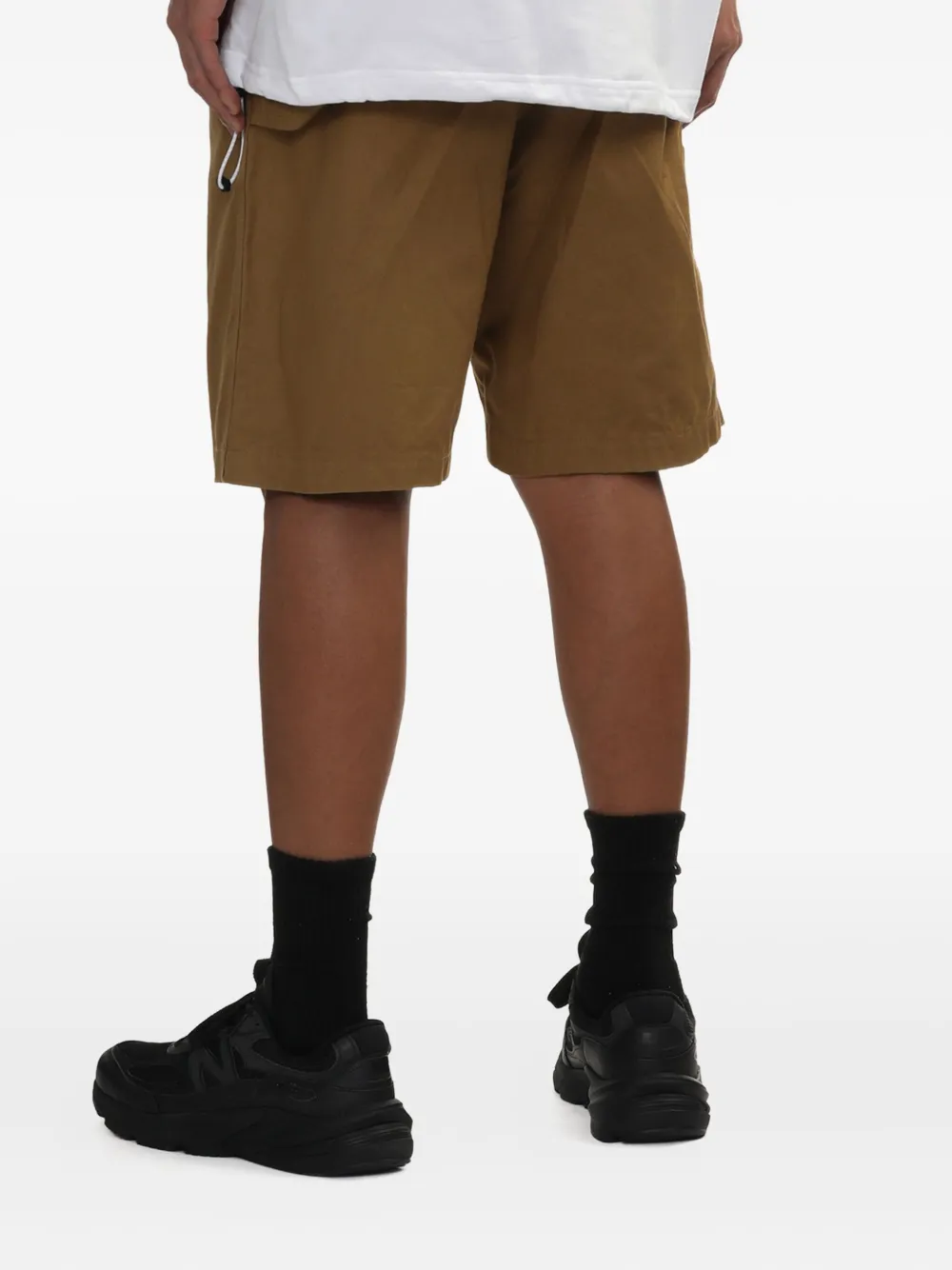Comme des Garçons Homme belted pocket shorts Beige