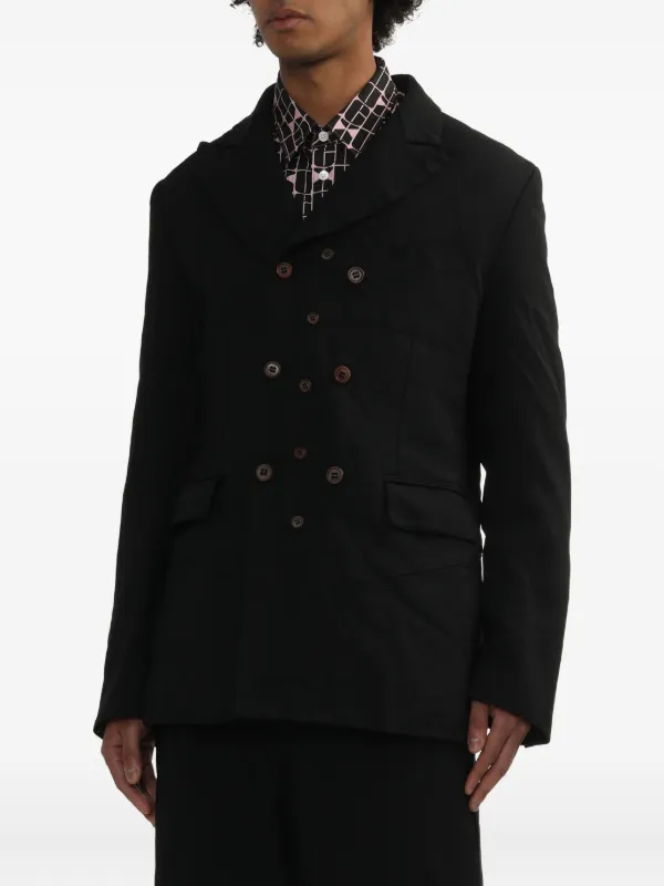 デカオム　ダブルジャケット Comme Des Garçons Homme Deux ダブルジャケット | ブラック