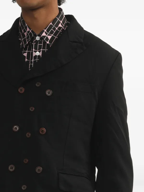 デカオム　ダブルジャケット Comme Des Garçons Homme Deux ダブルジャケット | ブラック