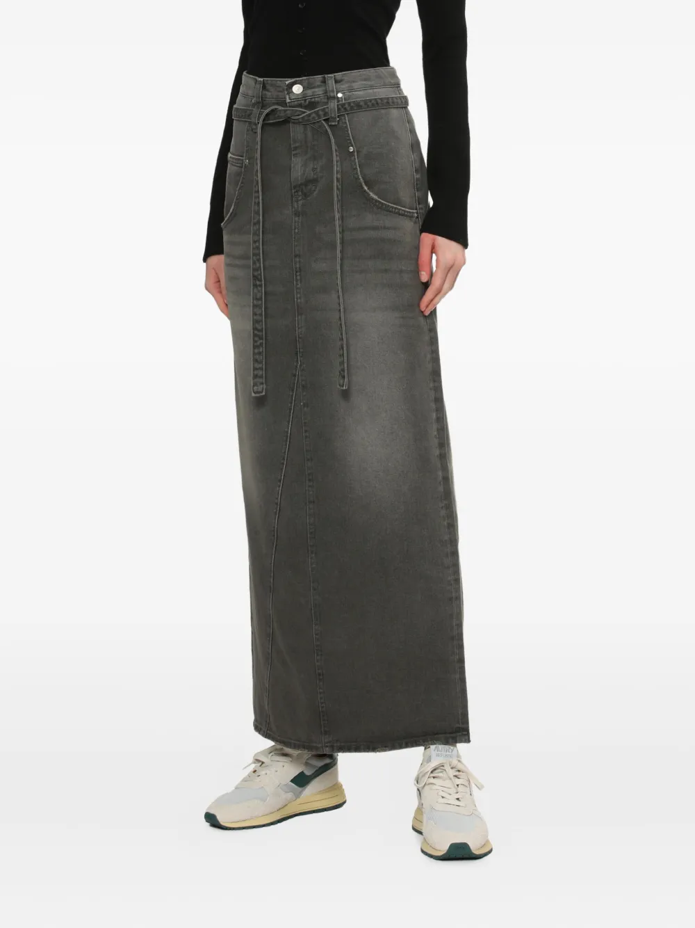 Low Classic Denim rok Grijs