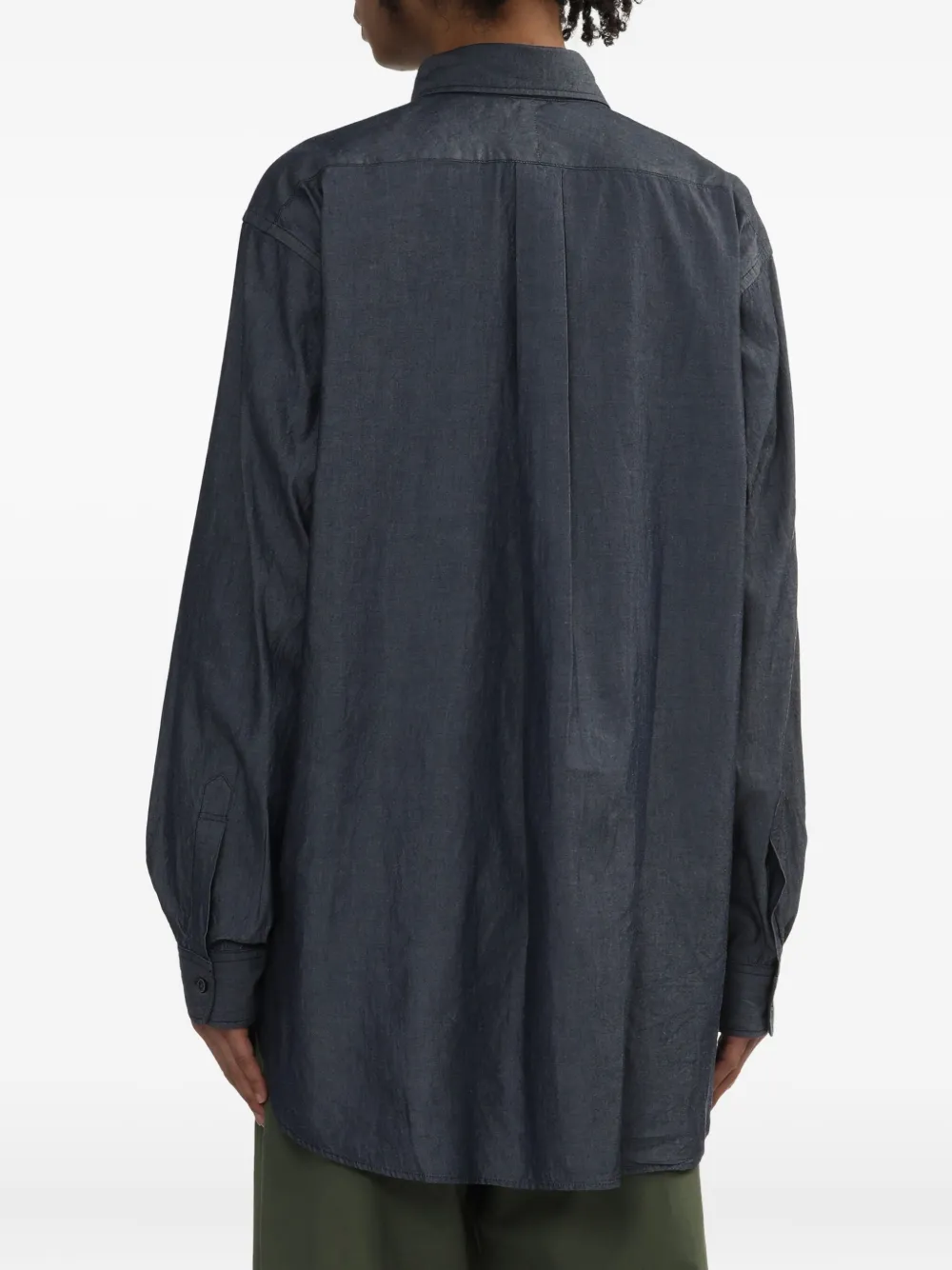 Engineered Garments Button-down overhemd met zak Blauw