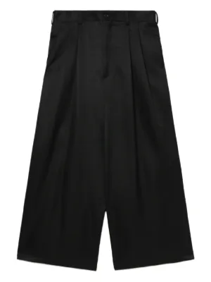 パンツ COMMEdesGARCONS  layeredpleated culottes Comme des Garcons Black Culottes Pants AD2011 | eBay