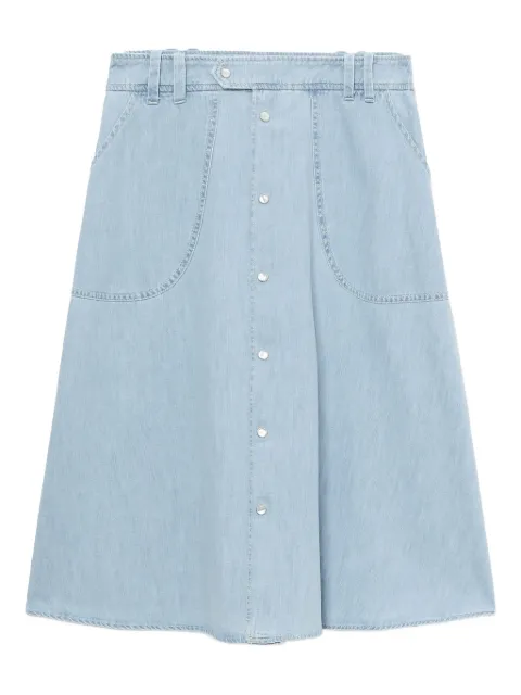 A.P.C. button-front midi skirt