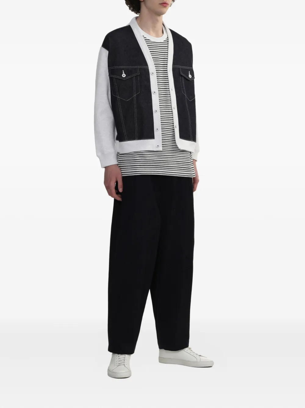Comme des Garçons Homme pleated pocket trousers Blauw