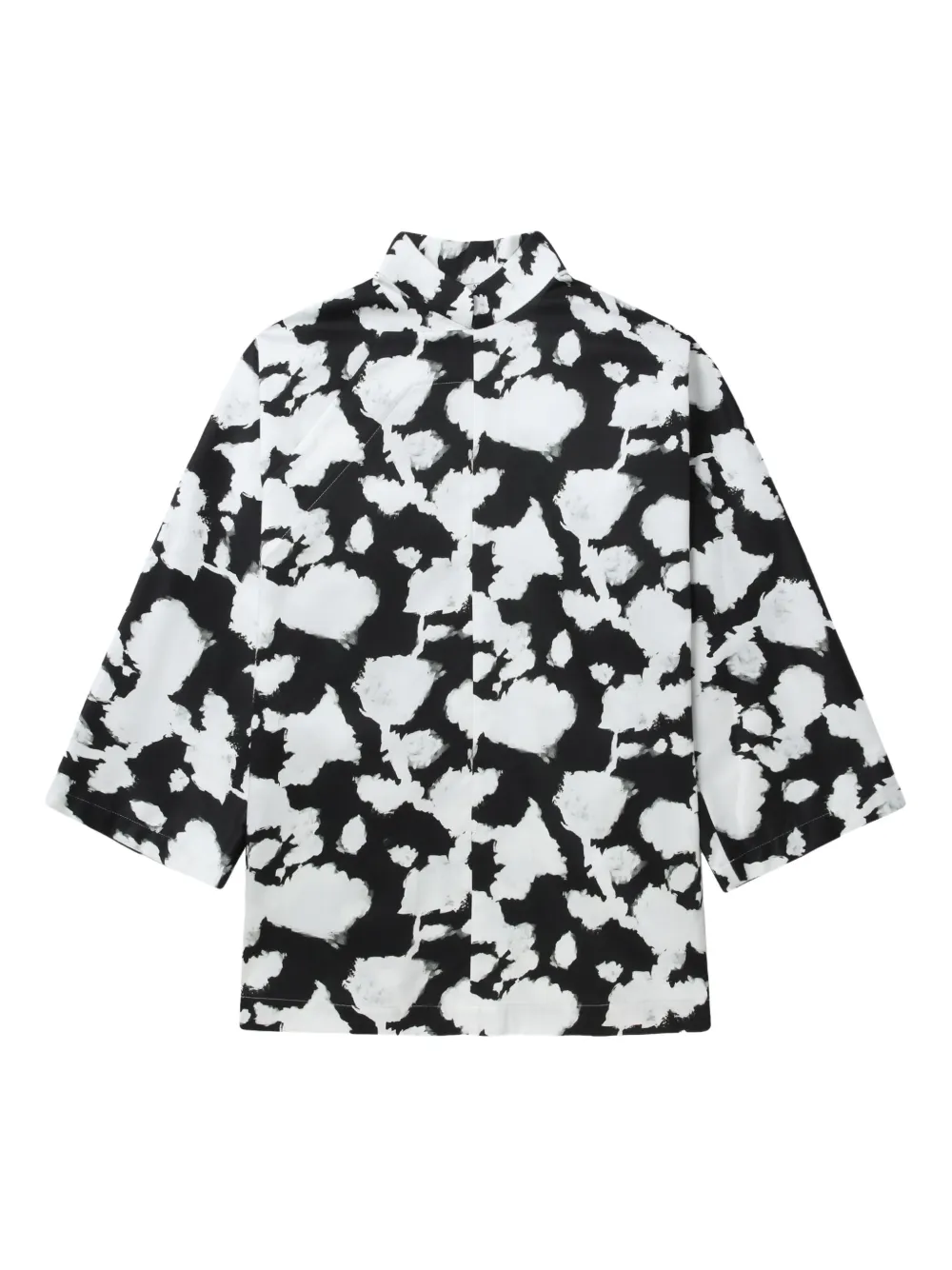 Comme Des Garçons Comme Des Garçons mandarin-collar top | Black | Image 1