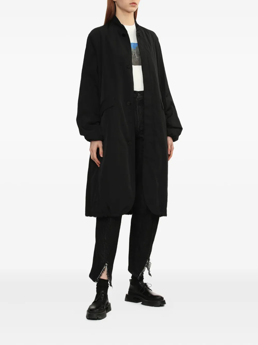 Ader Error Product. 26 balloon-sleeve buttoned coat | Single Breasted Coats | Image 2