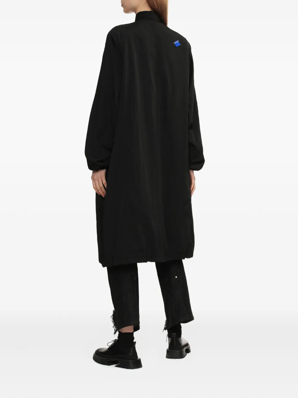 Ader Error Product. 26 Balloon-sleeve Buttoned Coat In Black