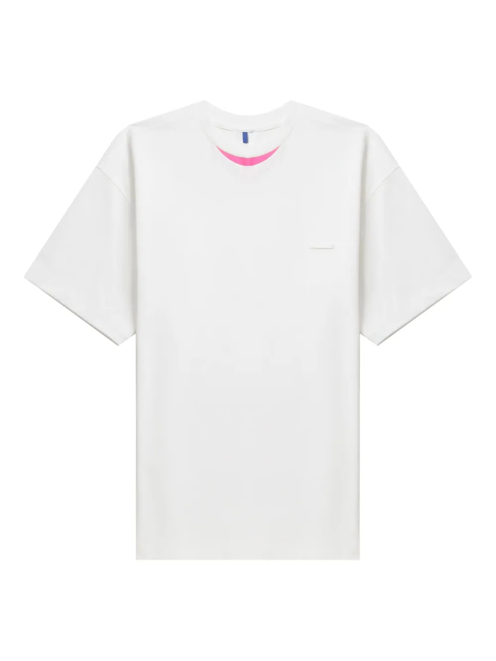Ader Error contrasting-trim cotton T-shirt | White | Image 1