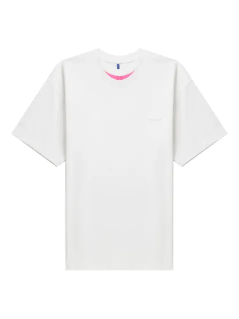 Ader Error contrasting-trim cotton T-shirt