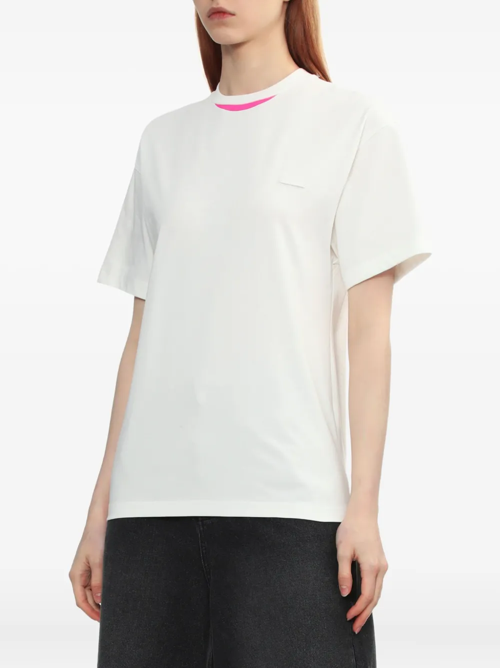 Ader Error Contrasting-trim Cotton T-shirt