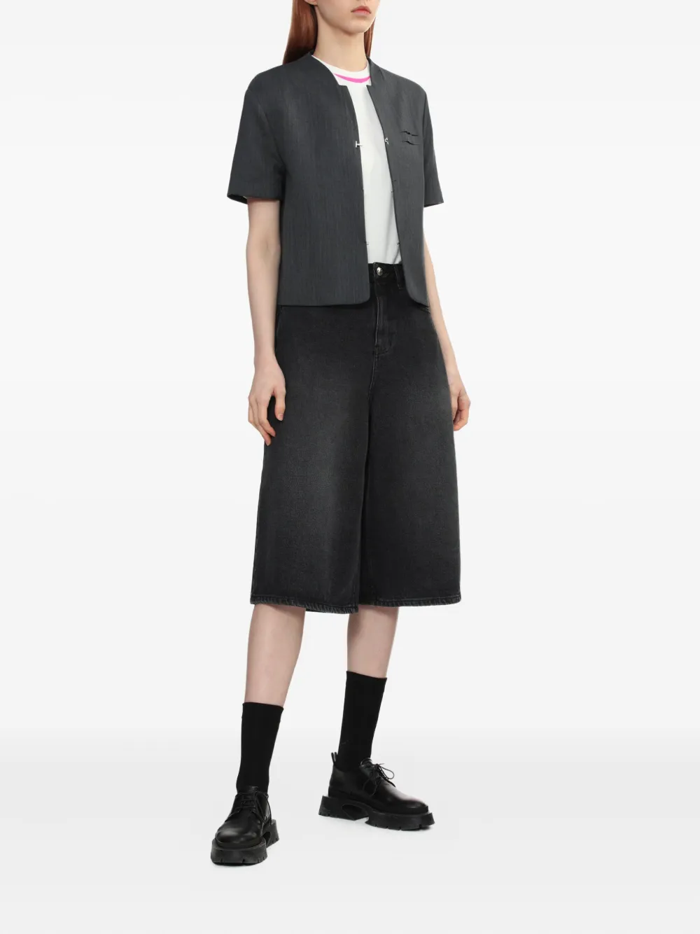 Ader Error contrasting-trim cotton T-shirt | T-Shirts & Jersey Shirts | Image 2