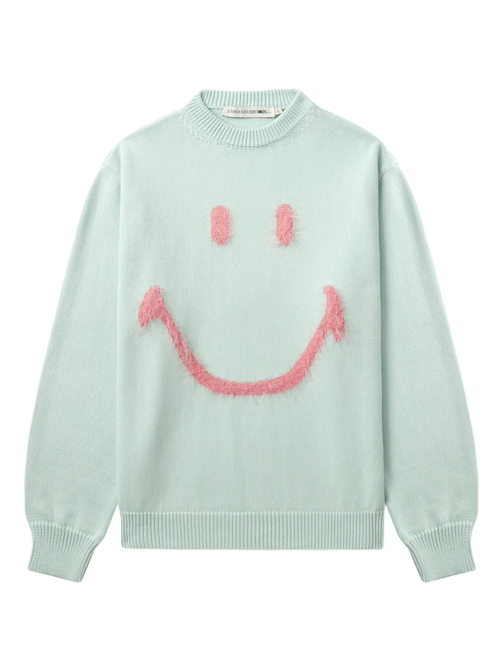 Joshua Sanders smiley-face cotton jumper | Green | Image 1