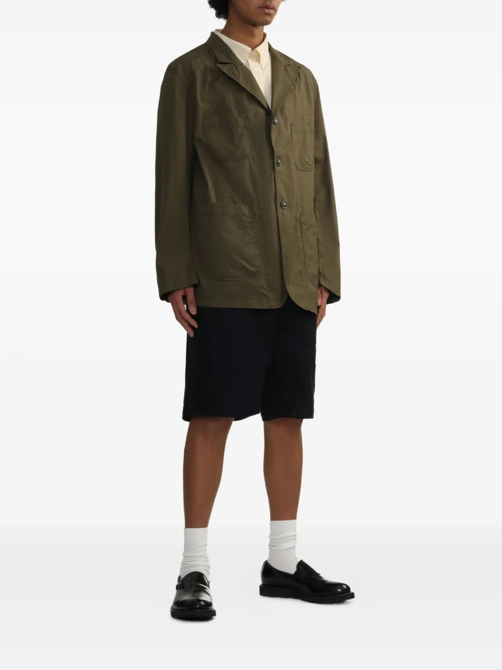 Engineered Garments Katoenen shirtjack Groen