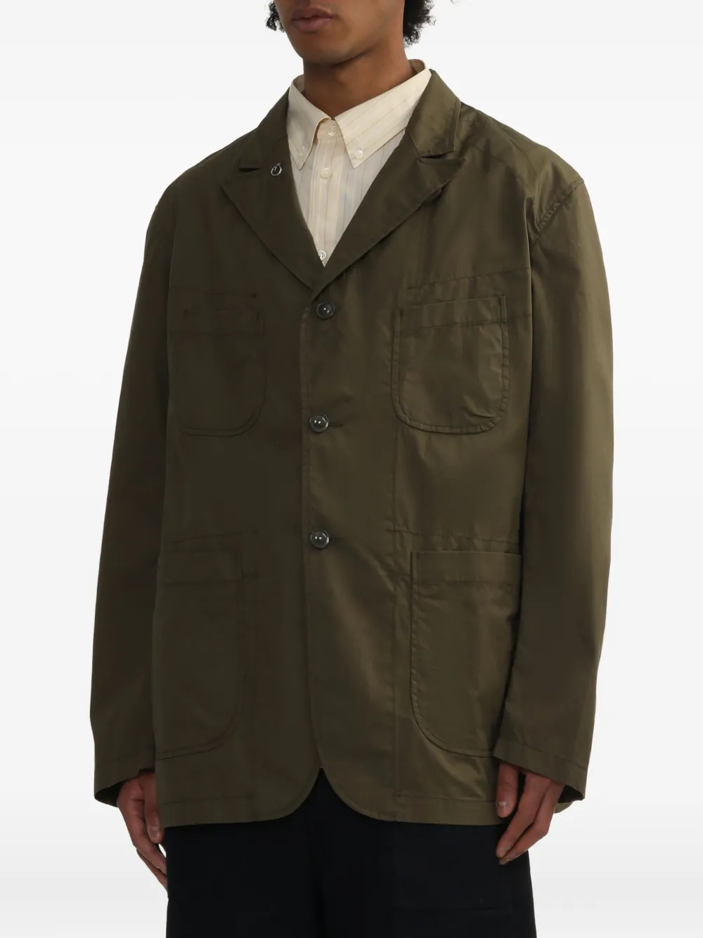 Engineered Garments Katoenen shirtjack Groen