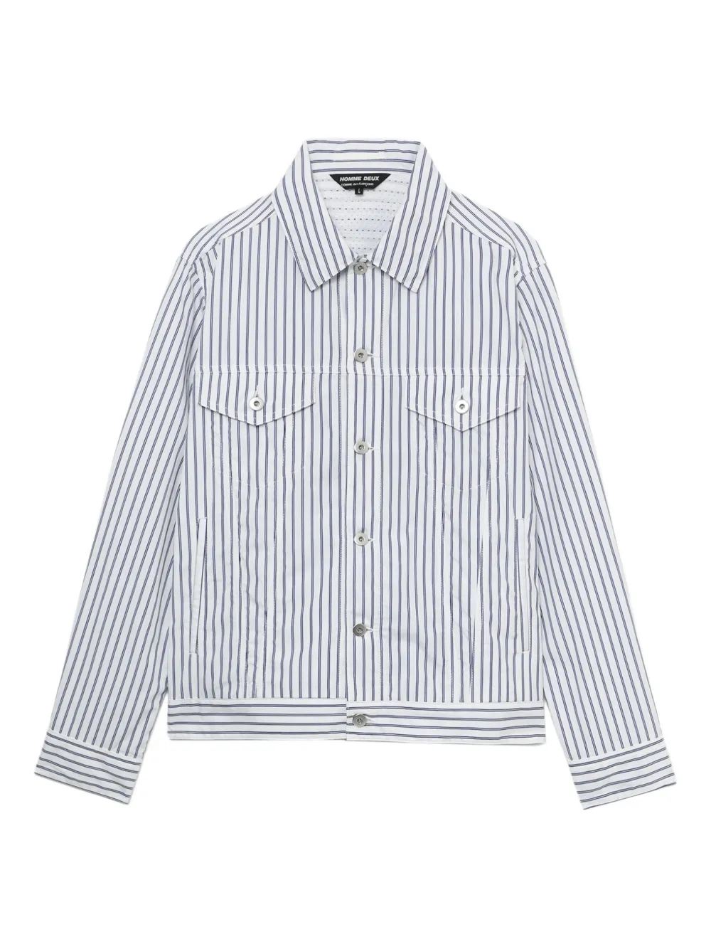 striped cotton jacket