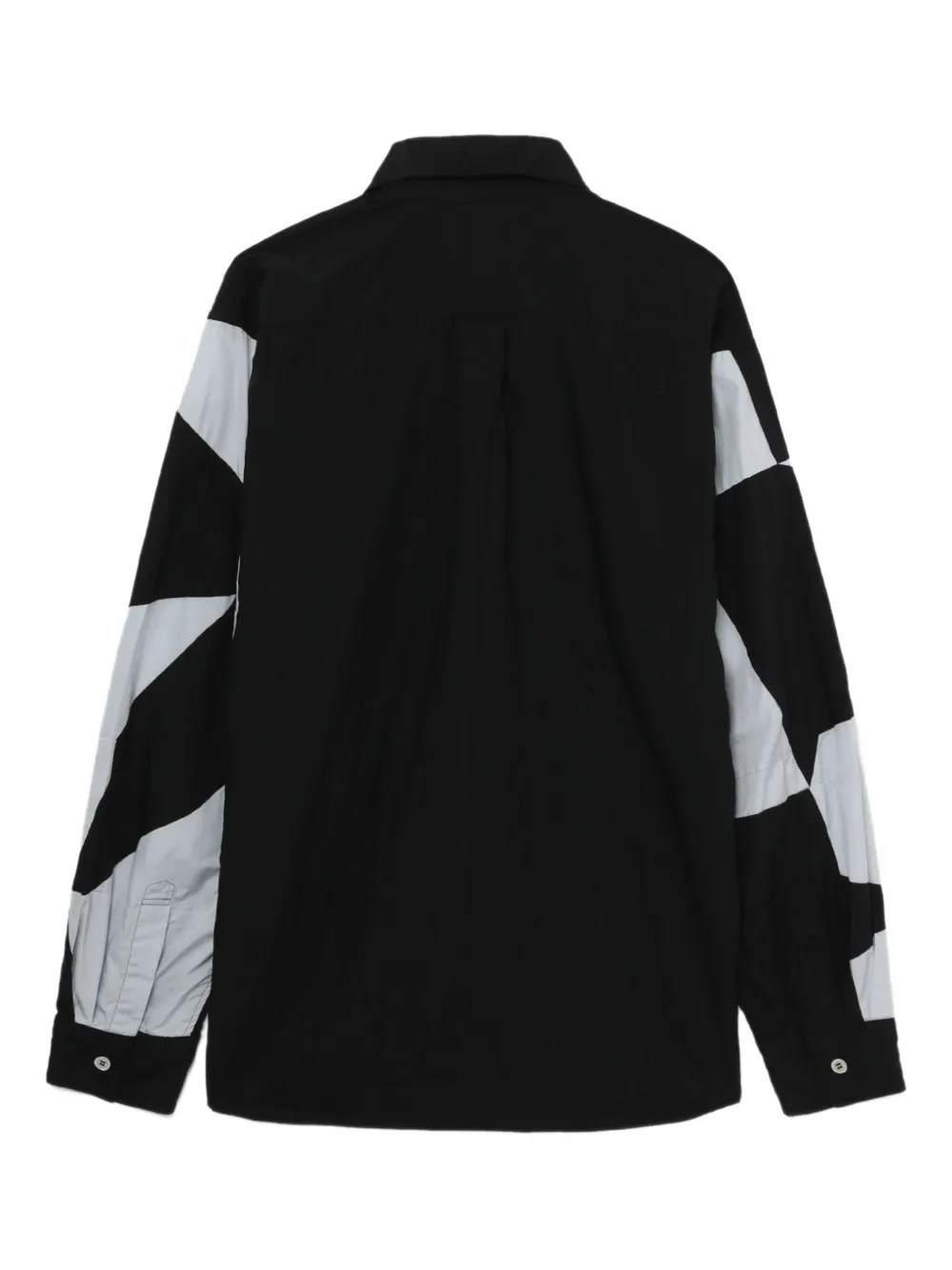【くまちゃん】コムデギャルソン ジオメトリックパターンプリーツ Black Comme Des Garçons ジオメトリックパターン シャツ