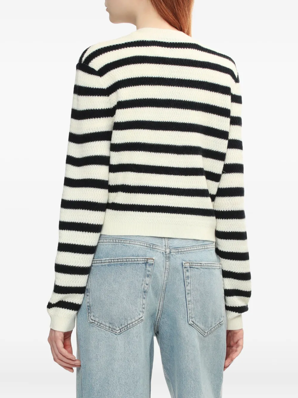 A.P.C. Manon gestreept vest Zwart