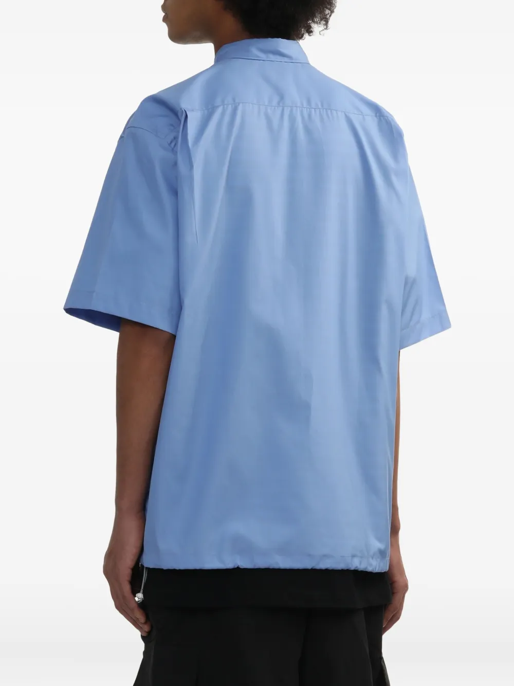 Comme des Garçons Homme short-sleeve pocket shirt Blauw