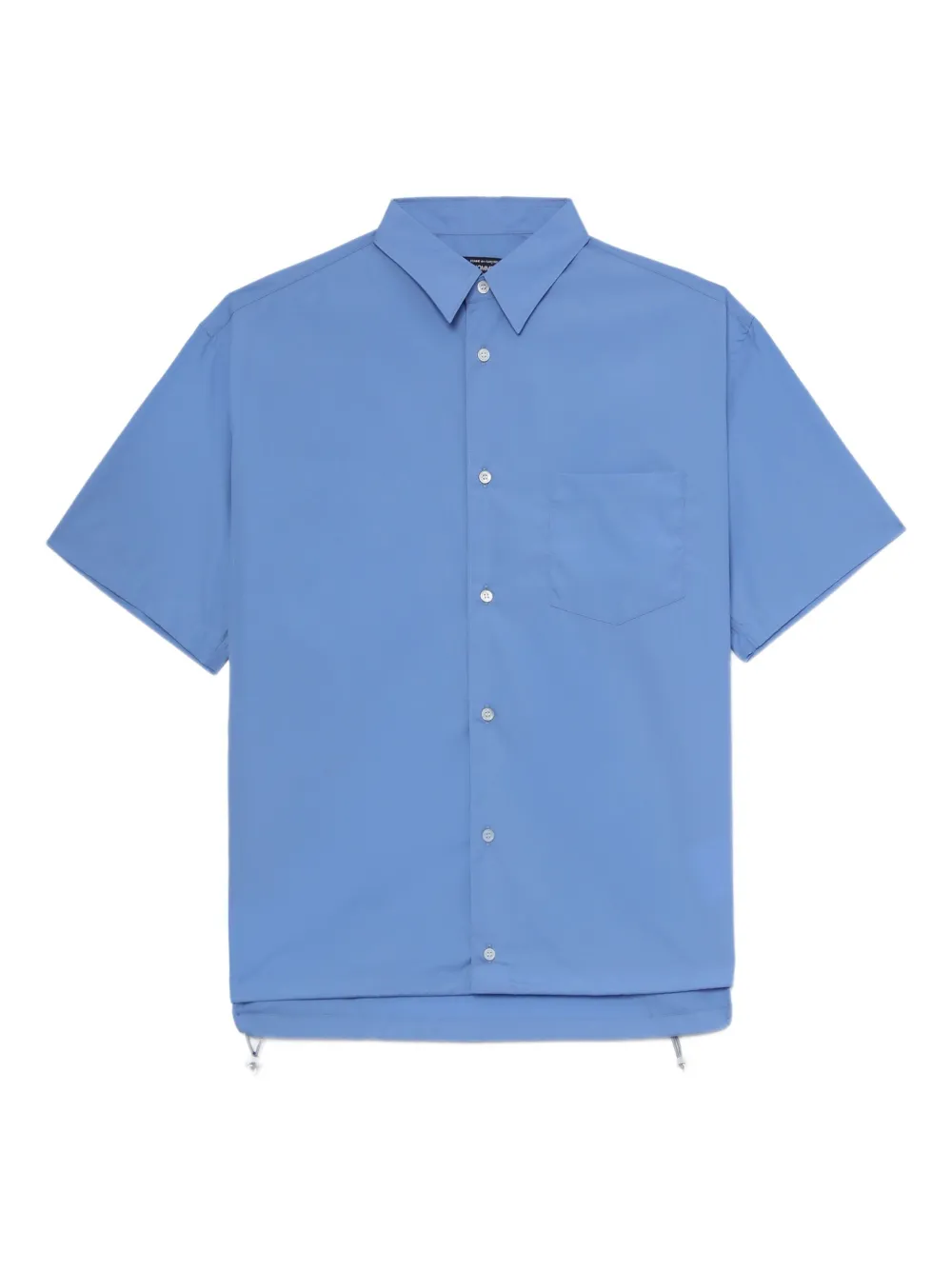 Comme des Garçons Homme short-sleeve pocket shirt Blauw