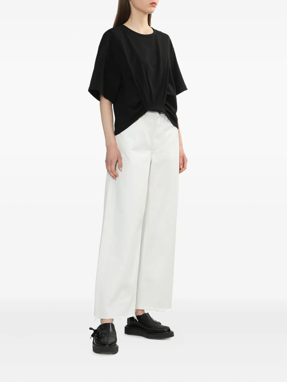 Juun.J twisted-detail top | T-Shirts & Jersey Shirts | Image 2